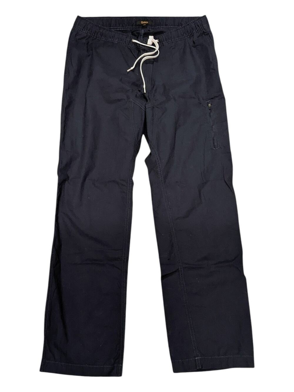 Quince Womens Ripstop Pants Navy Blue